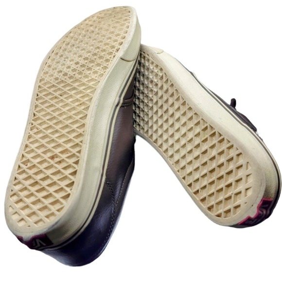 VANS Classic TC9R Chocolate Brown Leather Sneakers Mens 12 - Picture 7 of 10